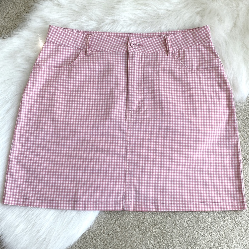 Gingham Forever 21 Mini Skirt